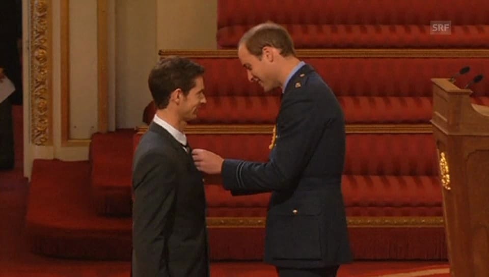 Andy Murray erhält den Orden «Order of the British Empire».