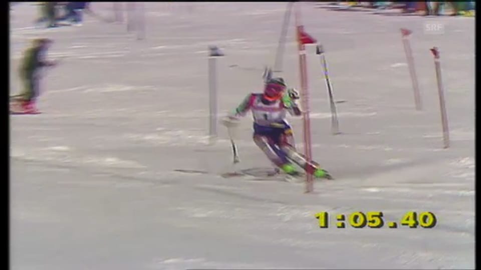 Kombi-Abfahrt und - Slalom von Chantal Bournissen
