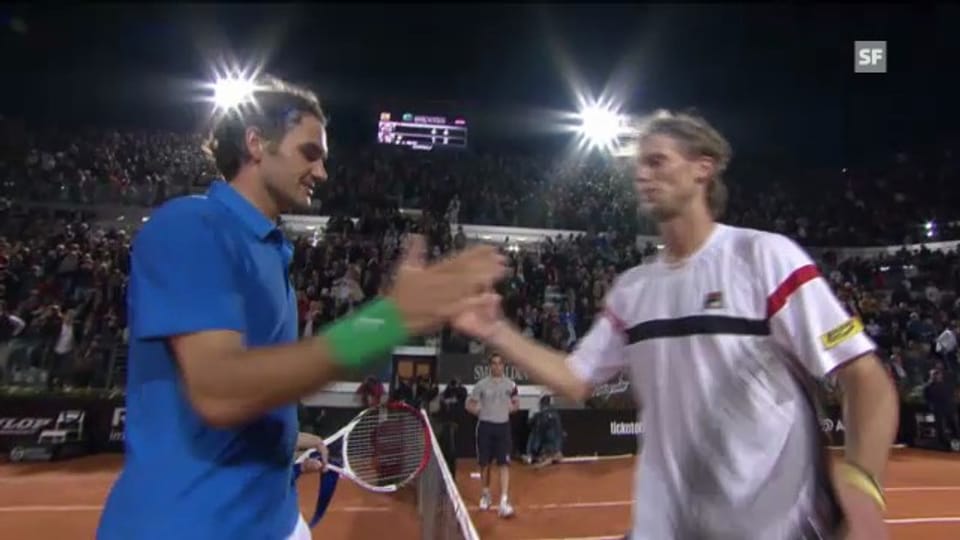 Rom 2012: Federers letztes Duell mit Seppi