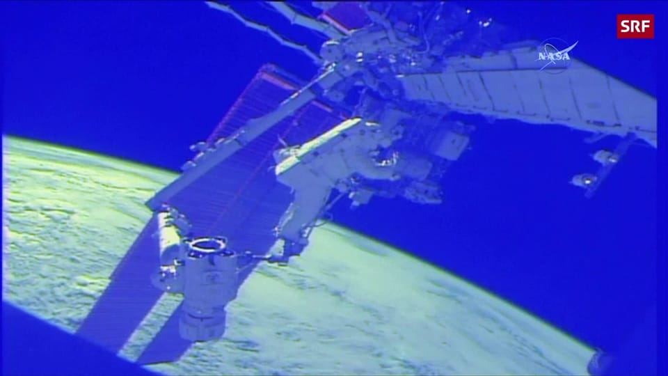 Aus dem Archiv: Ausseneinsatz an der Raumstation ISS