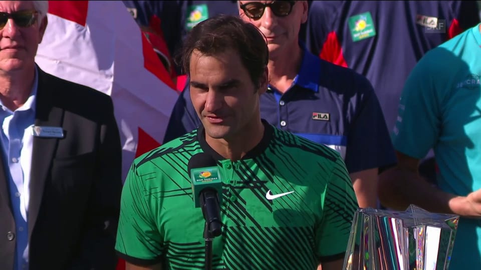 Die Stimmen von Federer und Wawrinka bei der Siegerehrung