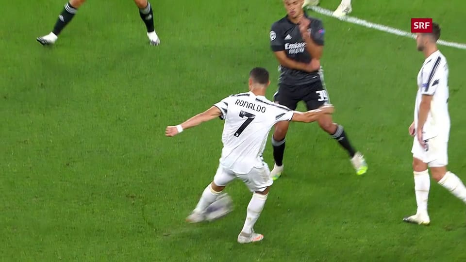 Ronaldos herrlicher Treffer zum 2:1 gegen Lyon