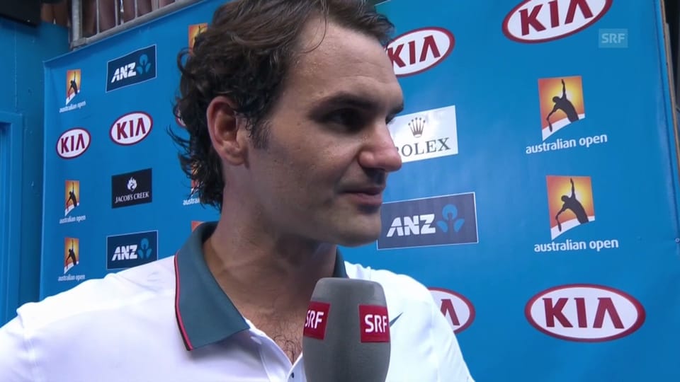 Interview mit Roger Federer («sportlive», 16.1.2014)