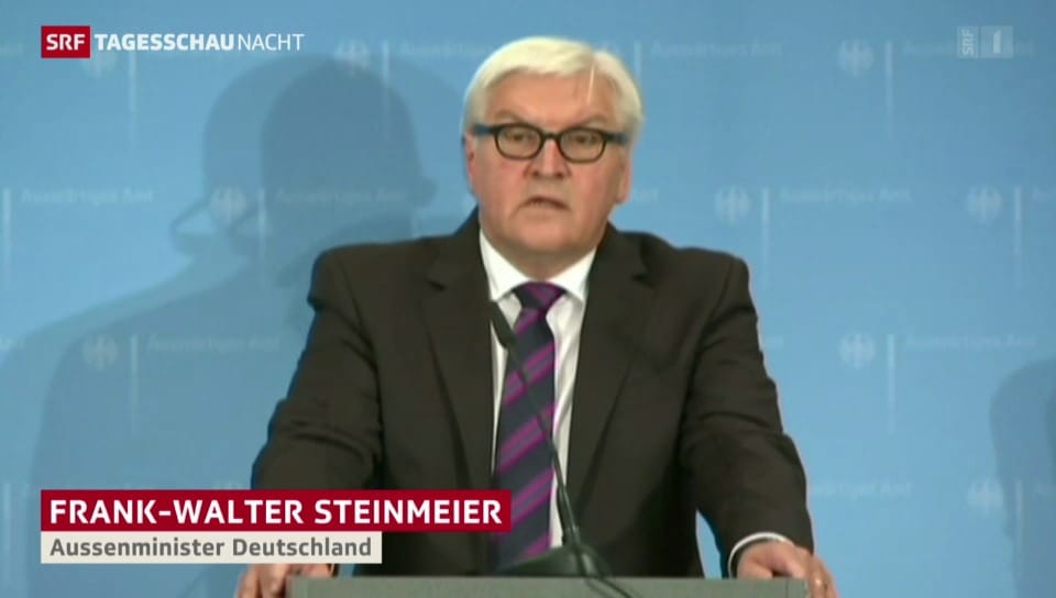 Steinmeier: Erster und wichtiger Schritt zu Waffenstillstand 