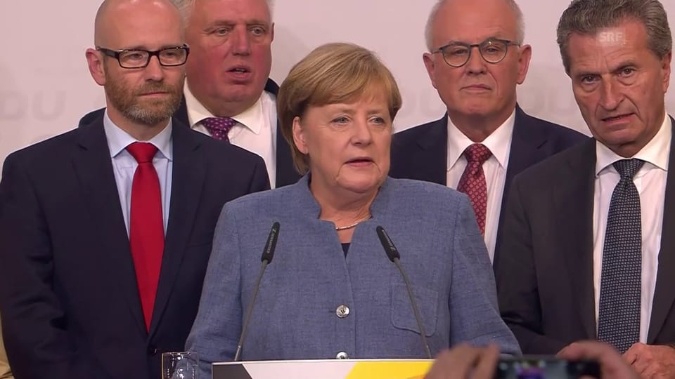Merkel: «Gegen uns kann keine Regierung gebildet werden»