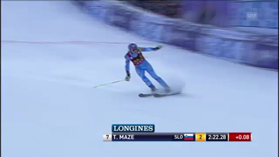 Ski: Tina Mazes 2. Lauf («sportlive»)