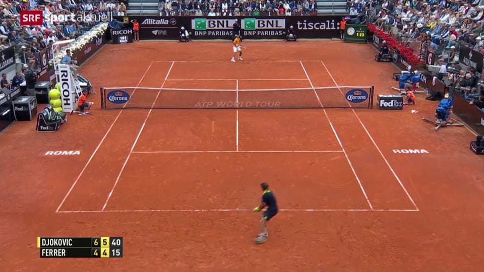 Djokovic gegen Ferrer souverän