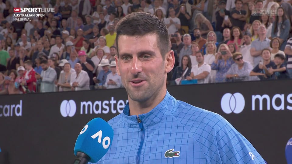 Djokovic: «Ich bin froh, immer noch auf diesem Level zu spielen» (engl.)