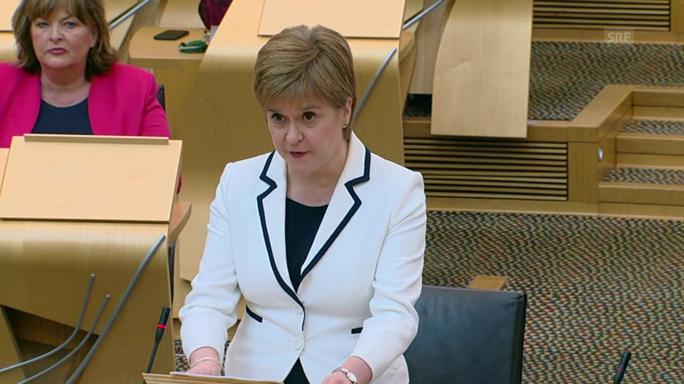 Schottische Regierungschefin fordert Unabhängigkeit von Grossbritannien 