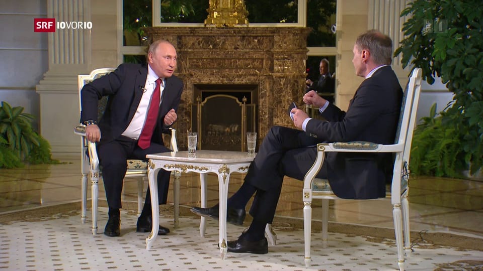 Wladimir Putin empfängt den ORF
