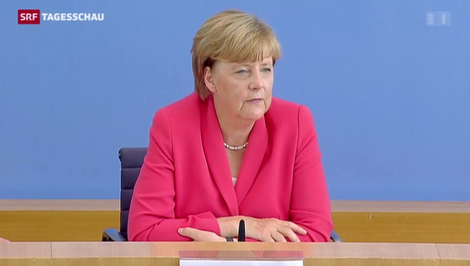 Merkel: Nulltoleranz gegen Brandstifter und Mitläufer