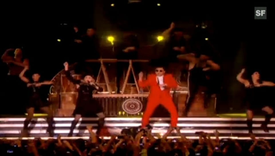 Madonna und Psy tanzen den «Gangnam Style»
