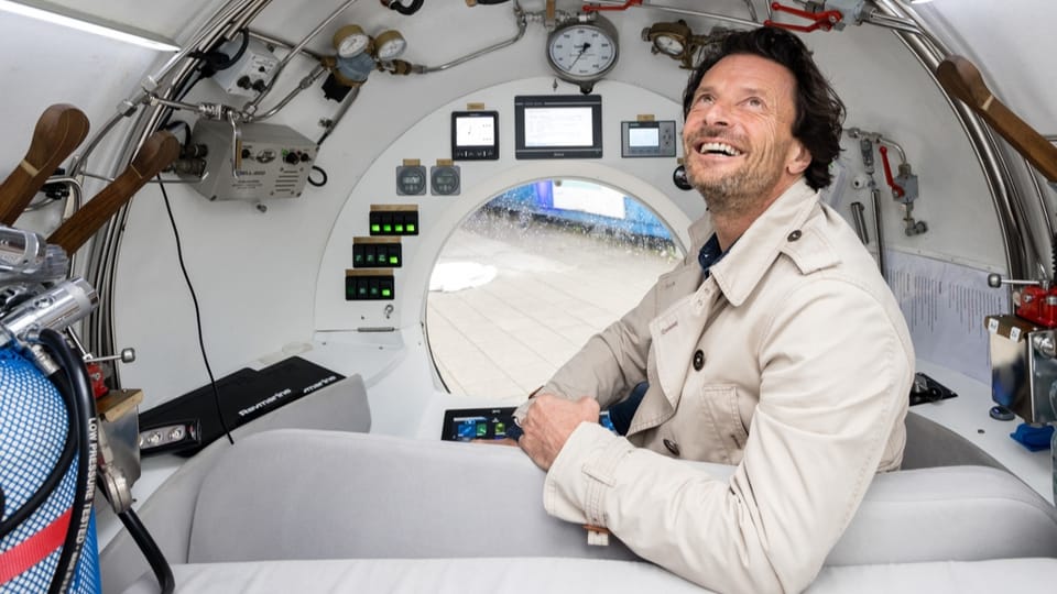 U-Boot-Unternehmer Philippe Epelbaum: «Schweizer Seen haben unter Wasser einiges zu bieten.»