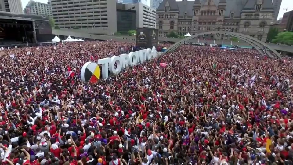Toronto feiert die Raptors