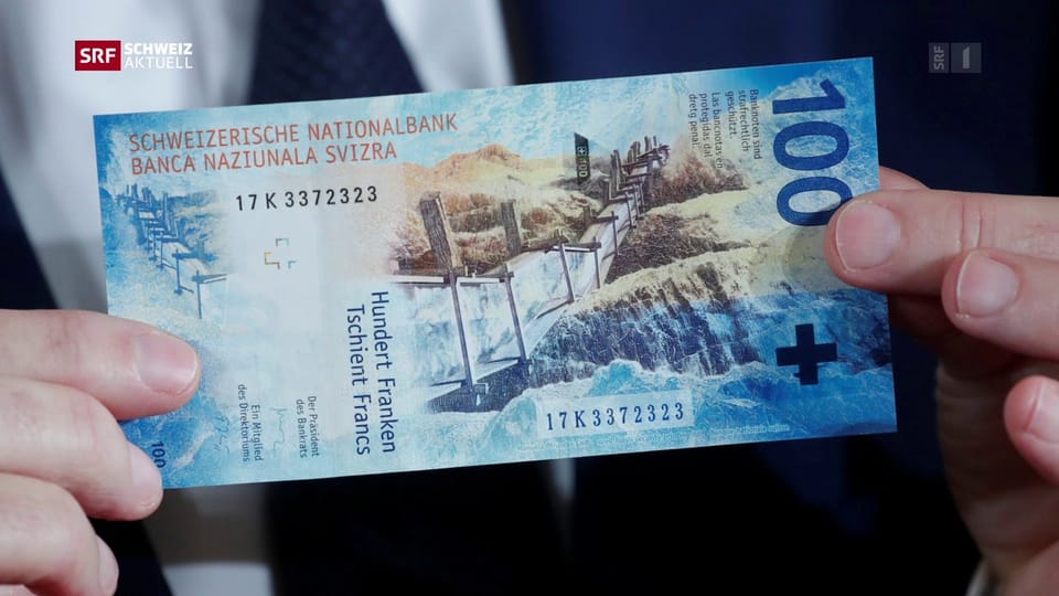 Walliser Suone auf neuer 100-Franken-Note
