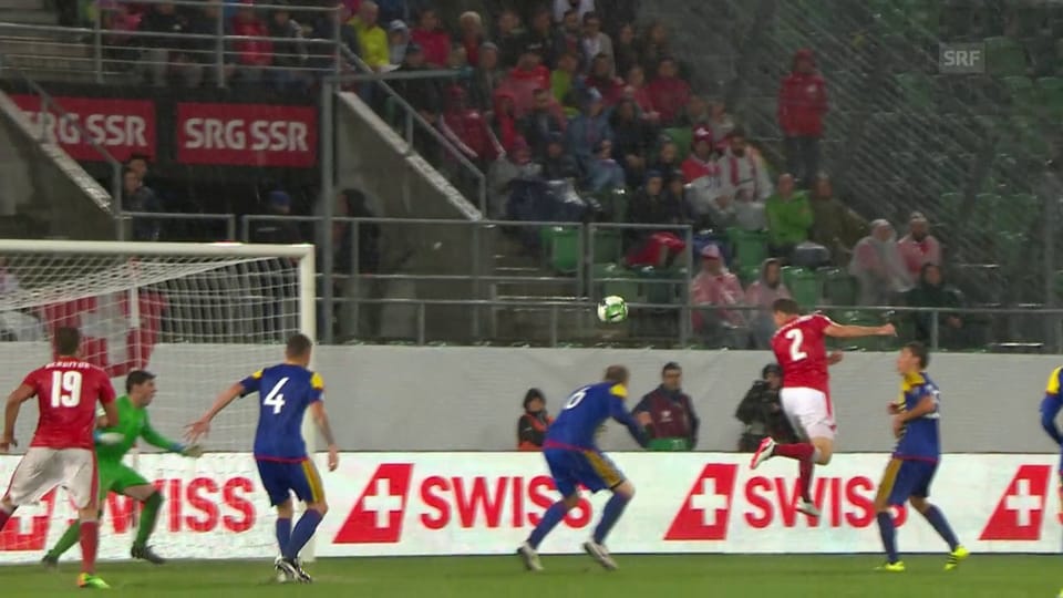 Die Live-Highlights bei Schweiz vs. Andorra im August 2017