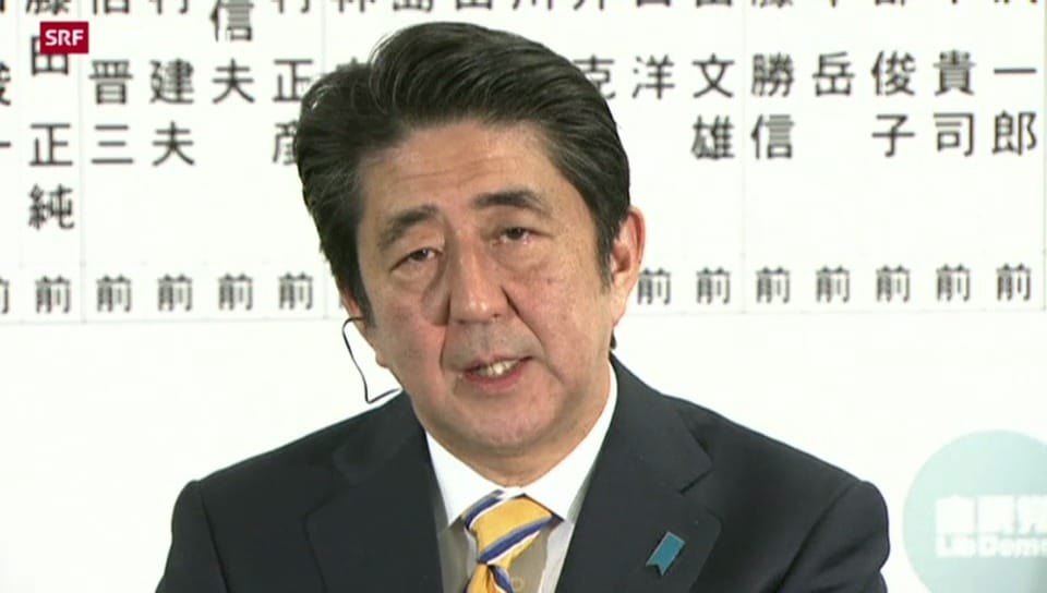 Erdrutschsieg für Shinzo Abe