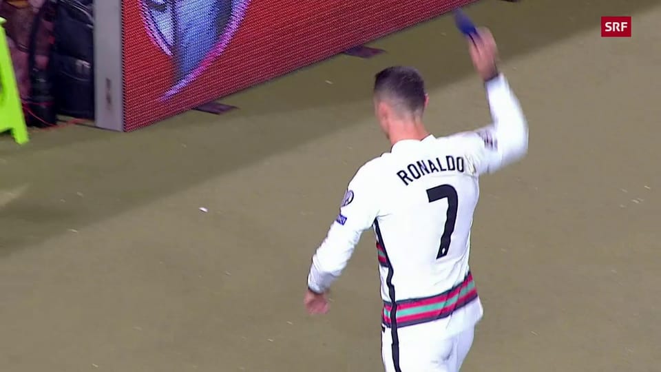 Ronaldos Tor wird vom Schiedsrichter annulliert 