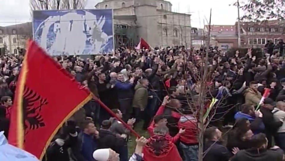 Proteste im Kosovo