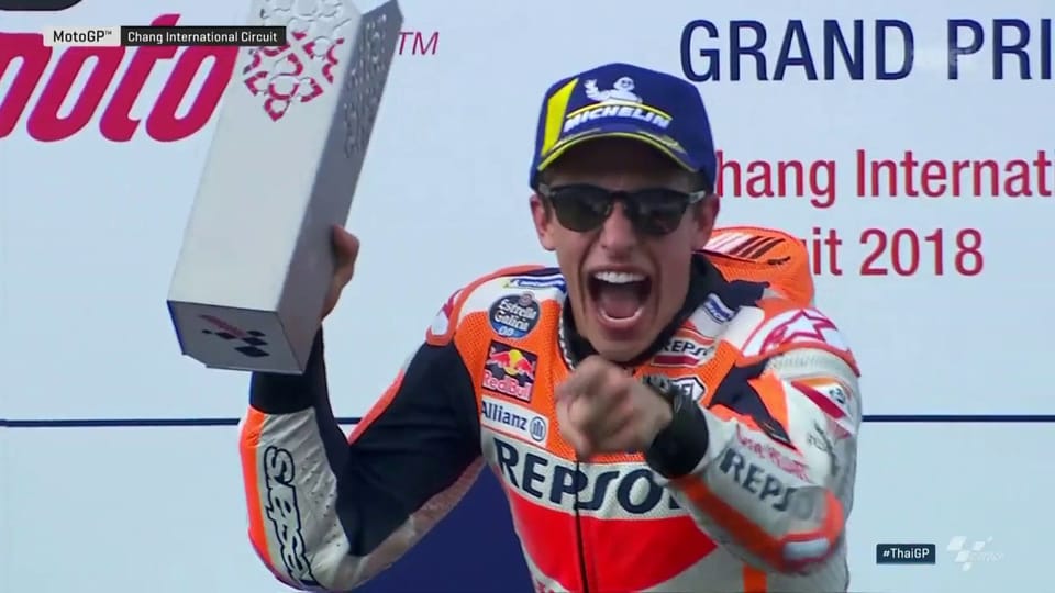 Marquez gewinnt GP-Premiere in Thailand