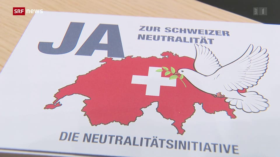 Neutralitätsinitiative will die bewaffnete Schweizer Neutralität erhalten