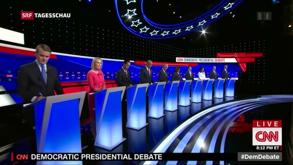 Zweite Fernsehdebatte der US-Demokraten