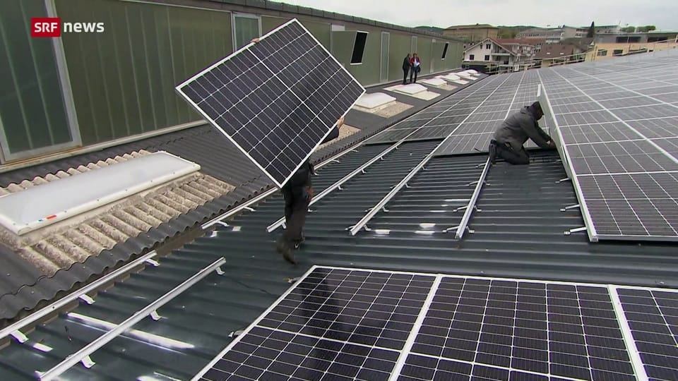 Aus dem Archiv: Nationalrat will Solarpflicht bei Neu- und grössere Umbauten