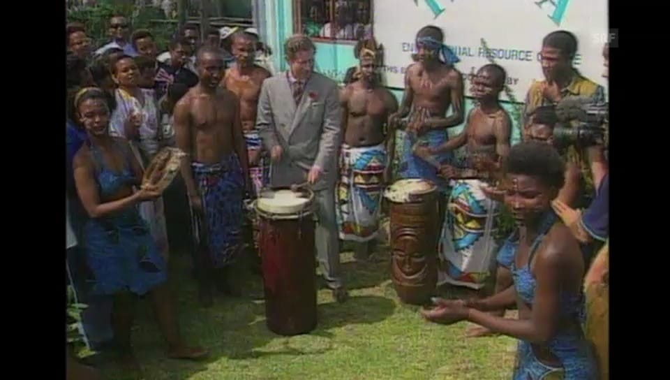 Trommelwirbel für und von Charles: 1997 in Südafrika