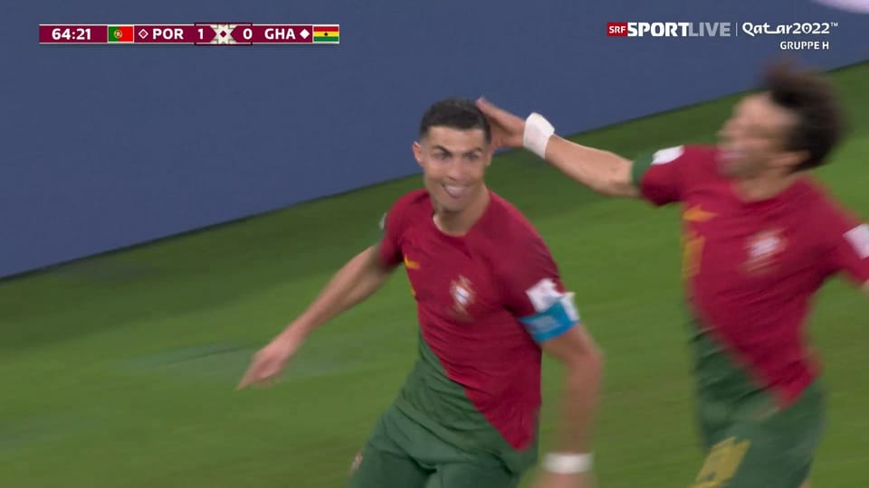 Die Live-Highlights von Portugal - Ghana