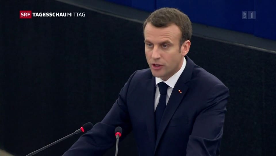 Aus dem Archiv: Europäer Macron geisselt «selbstzerfleischenden Nationalismus von gestern»