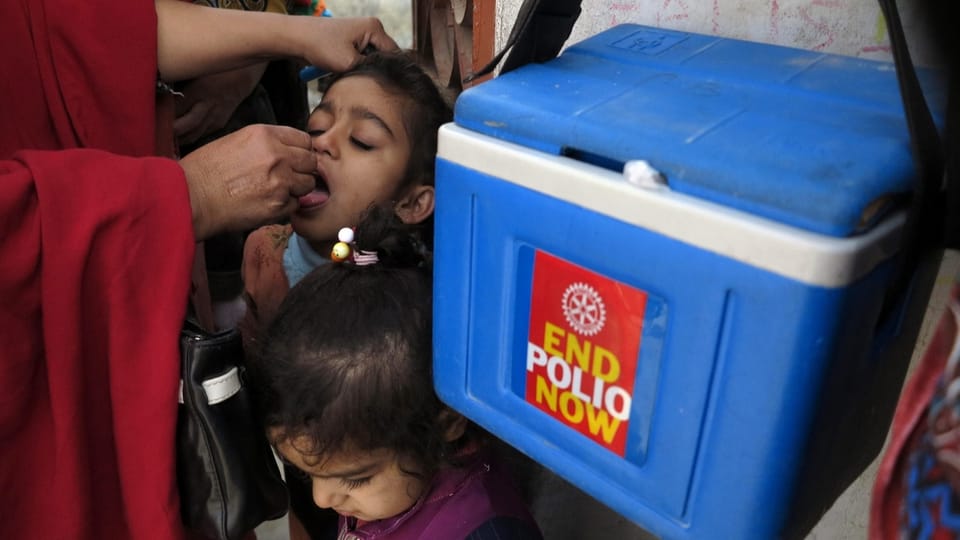 Afghanistan hat Nachholbedarf bei Polioimpfungen