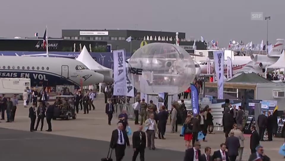 Flugzeug-Messe in Le Bourget (unkommentiert)