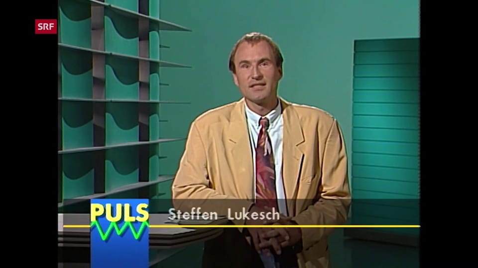 30. August 1990: Der erste «Puls-Schlag» im Schweizer Fernsehen 30. August 1990: Der erste «Puls-Schlag» im Schweizer Fernsehen