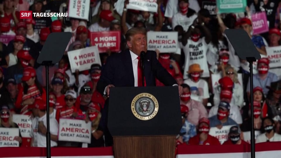 US-Präsident Trump an Wahlkampfveranstaltung in Florida