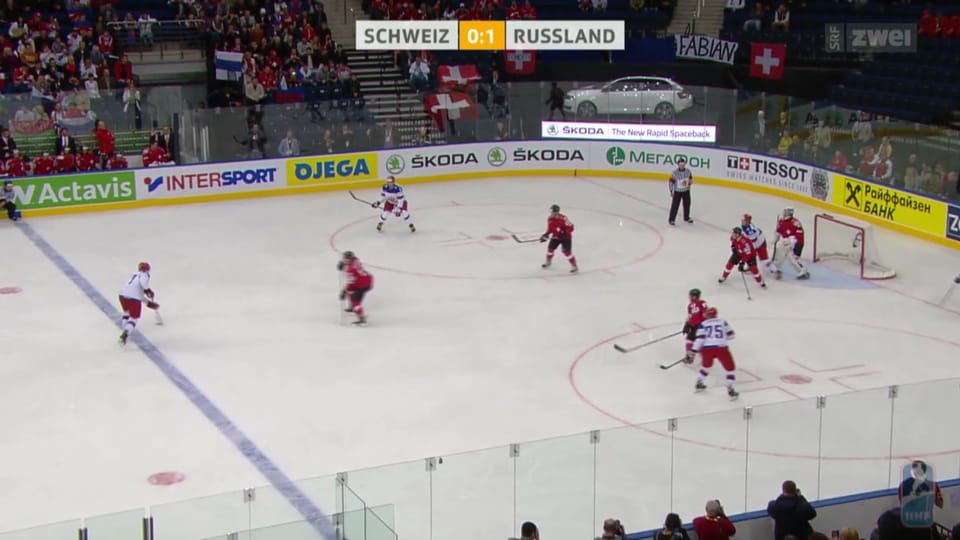 Eishockey: Schweiz verliert WM-Auftakt gegen Russland