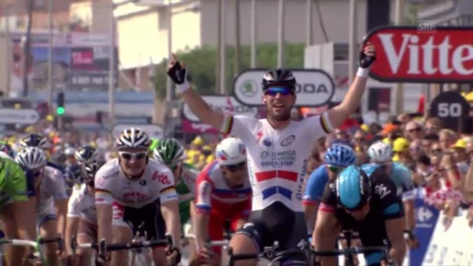 Rad: Tour de France, 5. Etappe, Schlussphase
