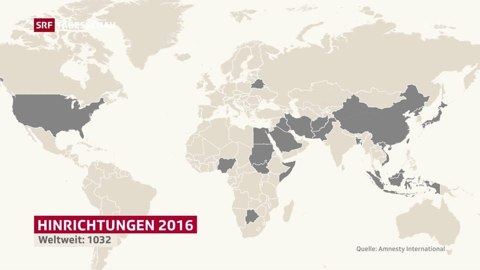 Amnesty zählt 2016 weniger Hinrichtungen, aber mehr Todesurteile
