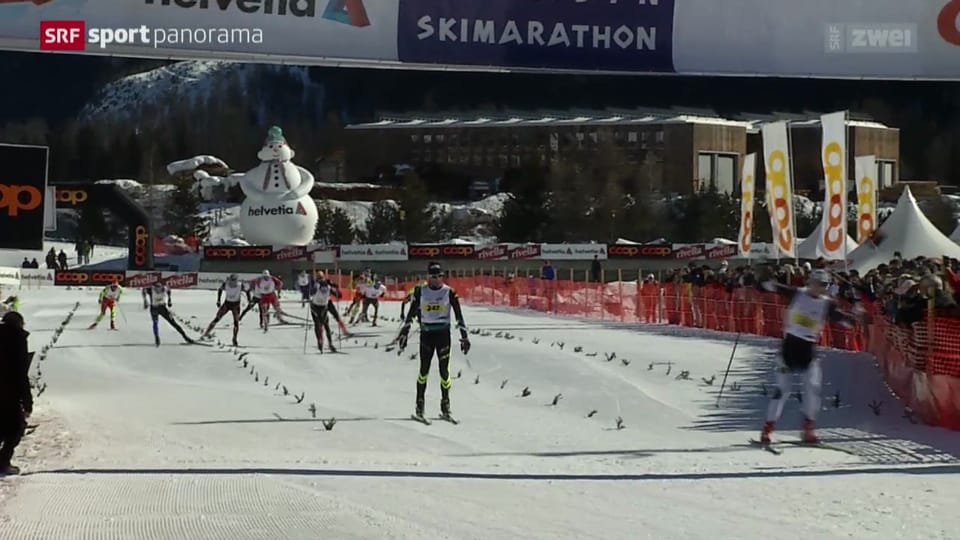 Engadin Skimarathon - das Elite-Rennen 