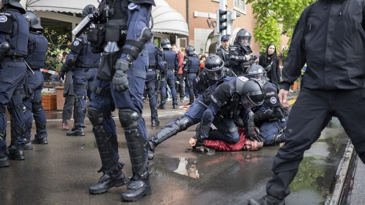 Stadtpolizei Zürich zum gestrigen 1. Mai