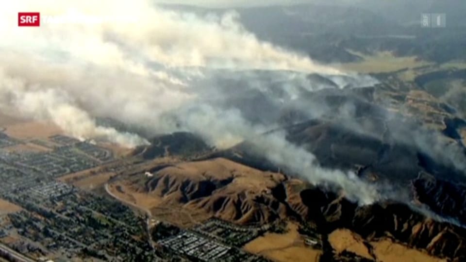 Kalifornien kämpft gegen Buschfeuer