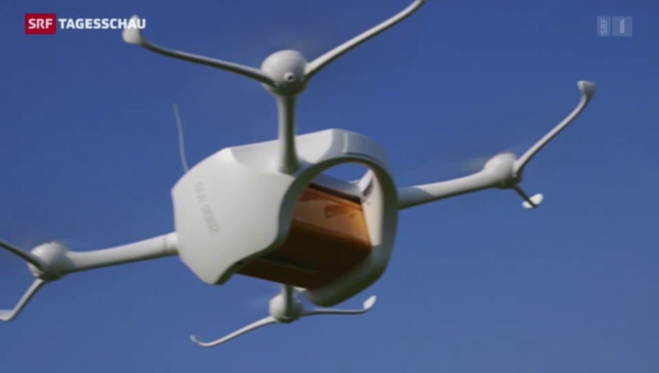 Post testet Paket per Drohne