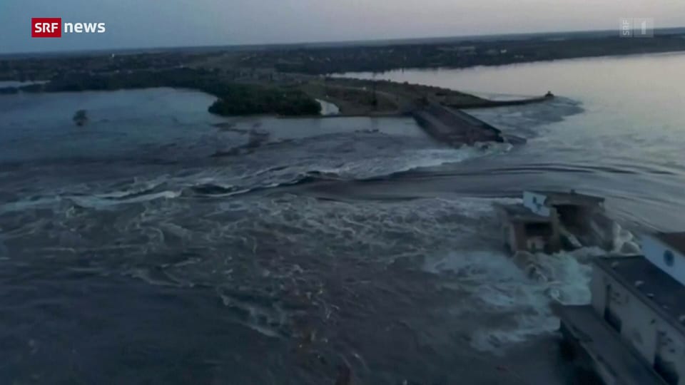 Flutkatastrophe nach Dammbruch in der Ukraine