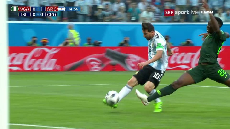 Das sehenswerte 1:0 von Lionel Messi