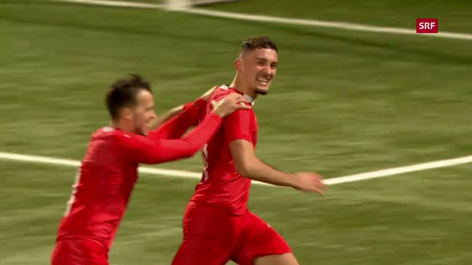 Archiv: Die Schweizer U21 gewinnt das «Hinspiel» gegen Frankreich