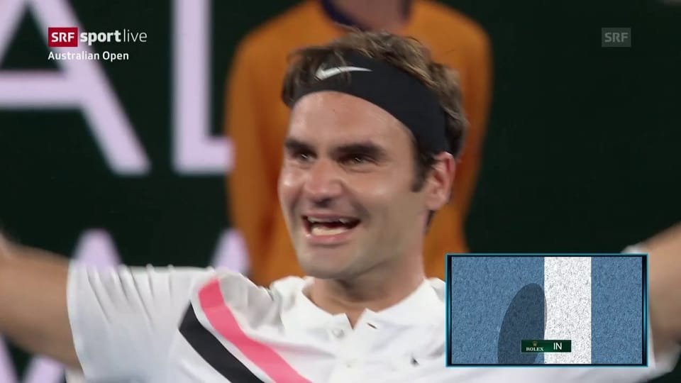 Die Live-Highlights bei Federer-Cilic