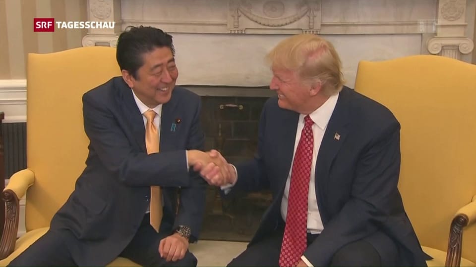 Trump trifft Abe