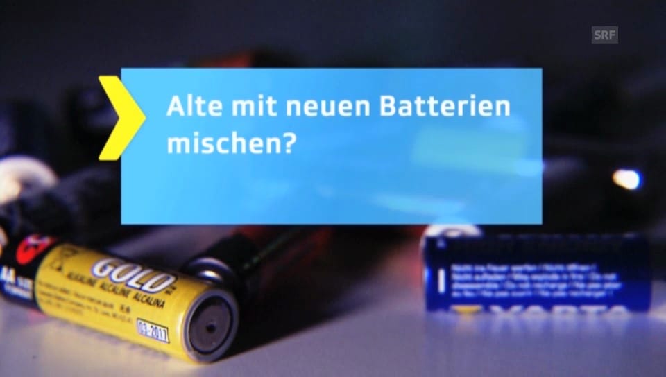 2. Tipp: Batterie-Arten mischen?