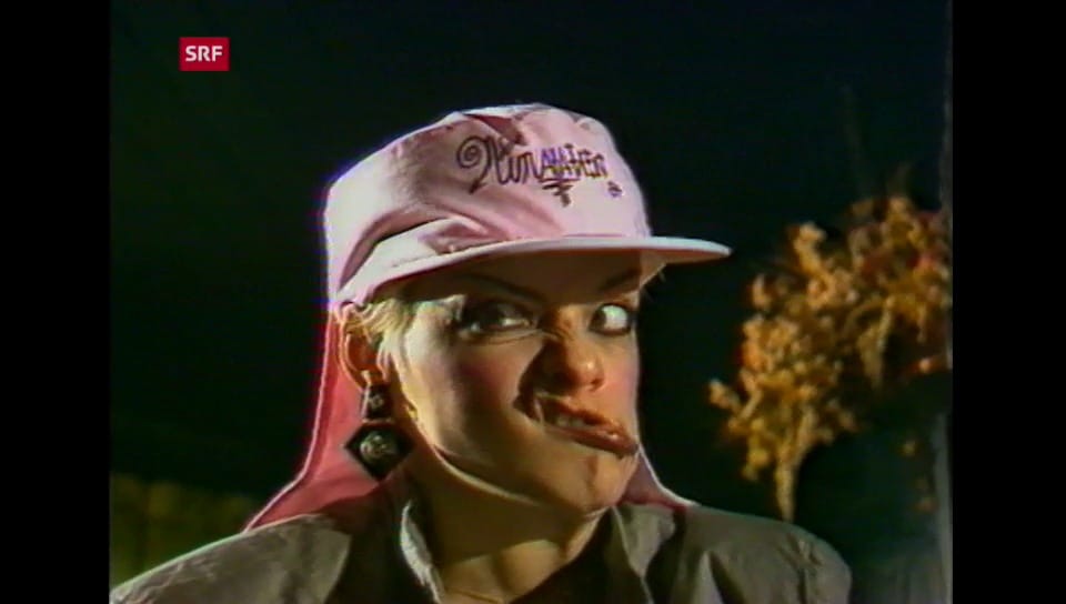 Interview mit Nina Hagen vor einem Konzertauftritt in Zürich 1983