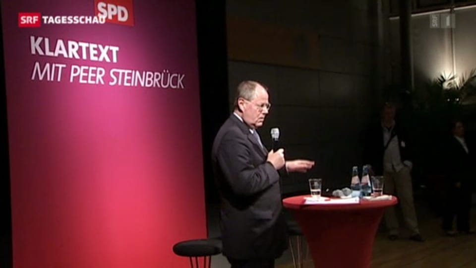 Steinbrück beleidigt Grillo und Berlusconi