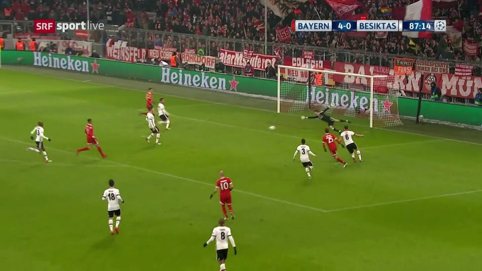 Die Live-Highlights bei Bayern - Besiktas